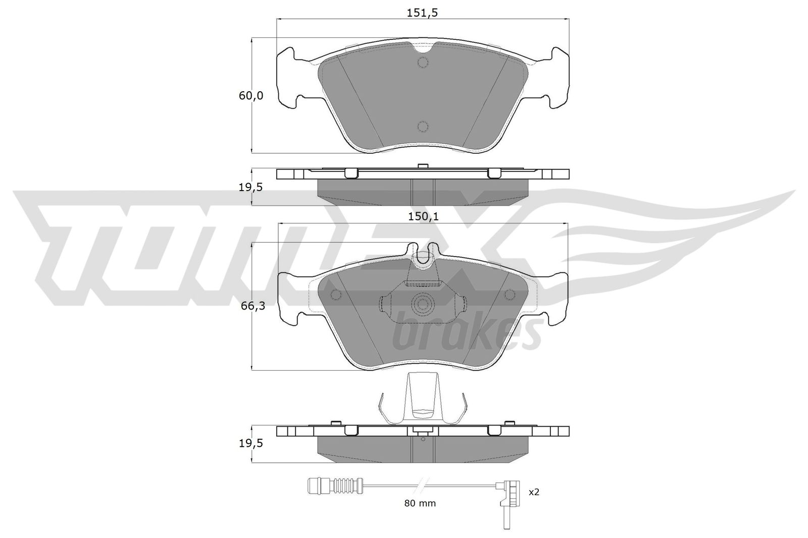 TOMEX Brakes TX 11-471 Sada...